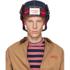 Charles Jeffrey LOVERBOY Navy & Red Trapper Hat