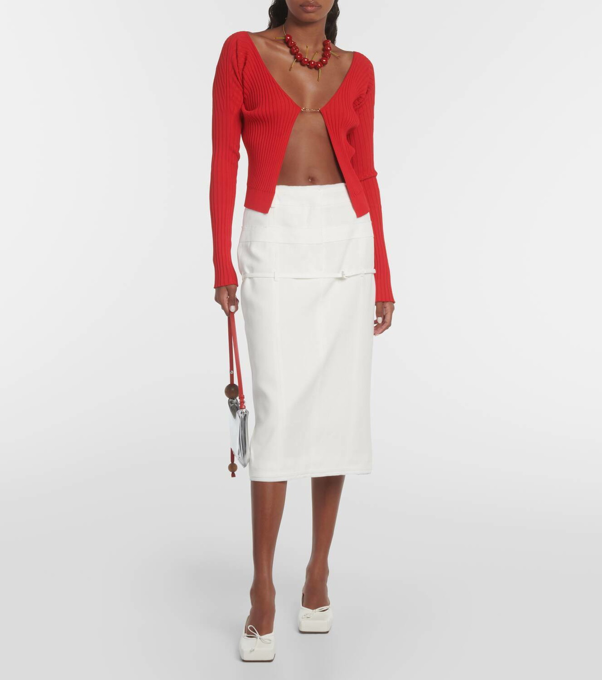 Jacquemus Les Mules Basses Ballet leather mules