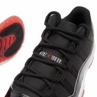 Air Jordan 11 Retro Low in Black/Red/White
