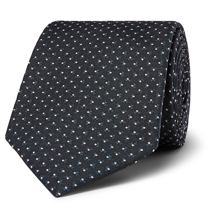 Photo: Hugo Boss - 7.5cm Silk-Jacquard Tie - Blue