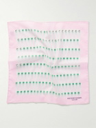 Richard James - Striped Cotton-Voile Pocket Square