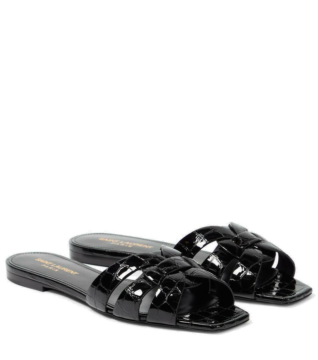 SAINT LAURENT - 5mm Nour Grosgrain Slippers Saint Laurent SAINT LAURENT - 5mm Nour Grosgrain Slippers Saint Laurent
