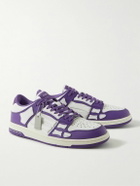 AMIRI - Skel-Top Colour-Block Leather Sneakers - Purple