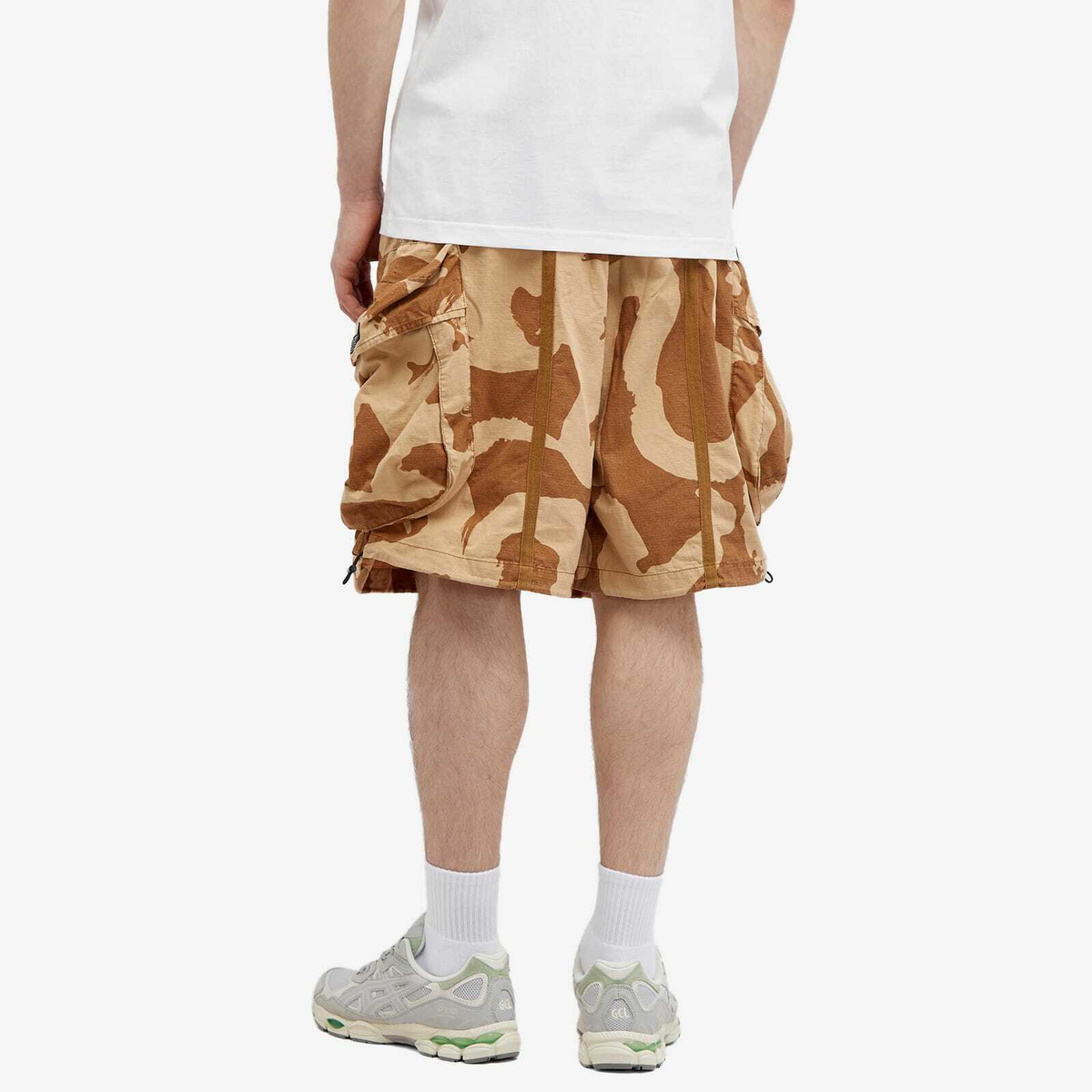 P.A.M. Men's Chow Camo Cargo Shorts in Desert Camo