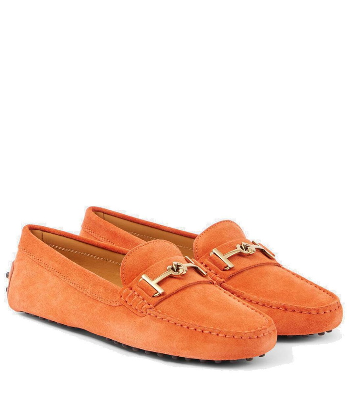 Photo: Tod's T-Ring suede loafers