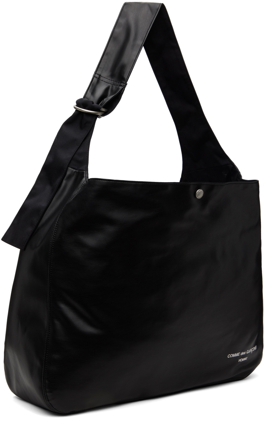Comme des Garçons Homme Black Faux-Leather Bag Comme des Garcons Homme