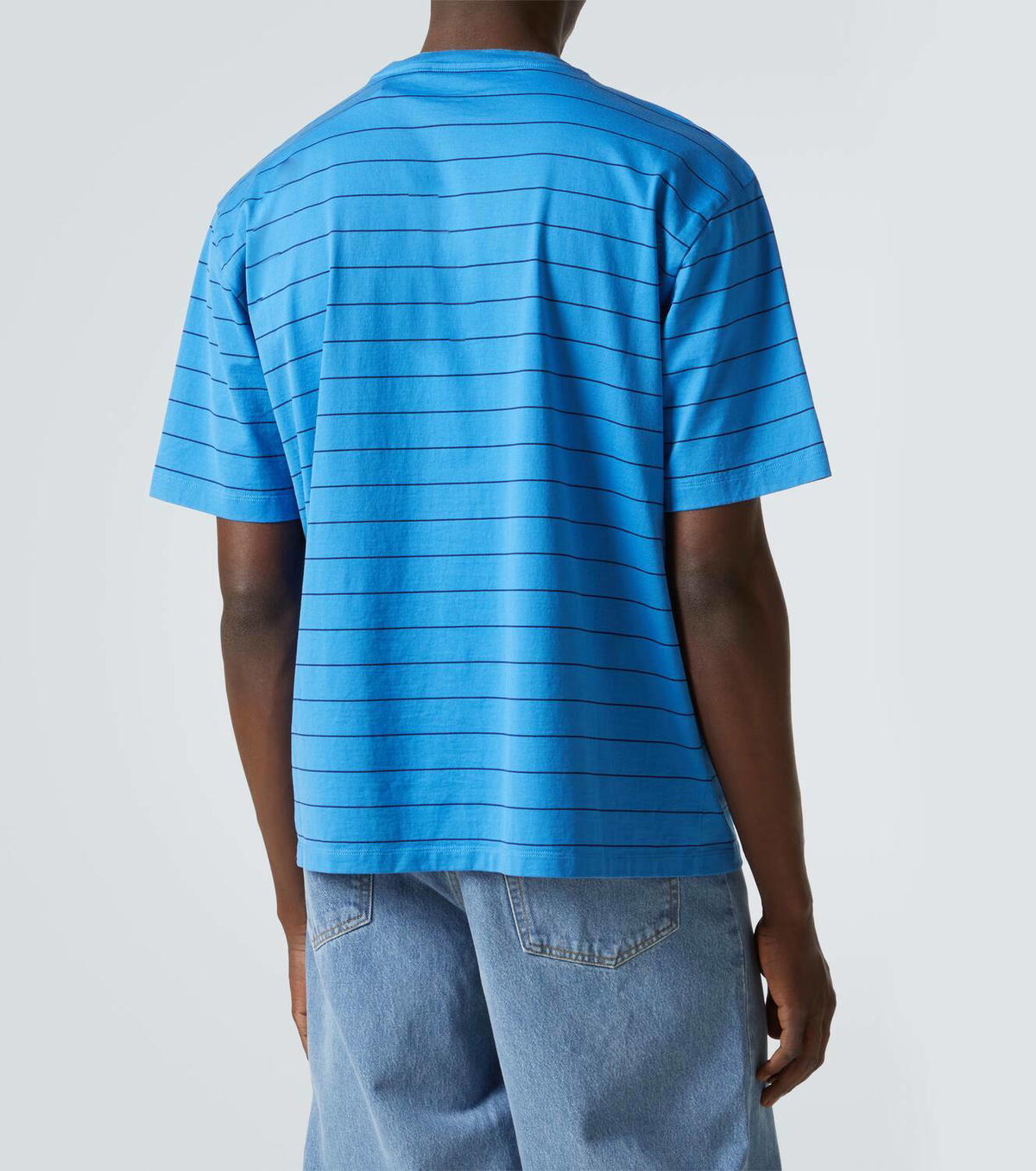 Miu Miu Striped cotton jersey T-shirt Miu Miu