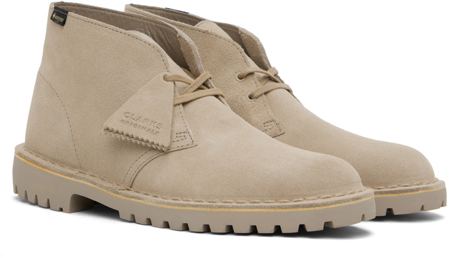 Clarks Originals Beige Beams Edition Desert Rock Boots