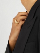 Shola Branson - Edge Cushion Signet 18-Karat Gold Diamond Ring - Gold