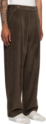 Moschino Brown Toggle Trousers