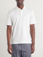 Slowear - Cotton and Silk-Blend Jersey Polo Shirt - White