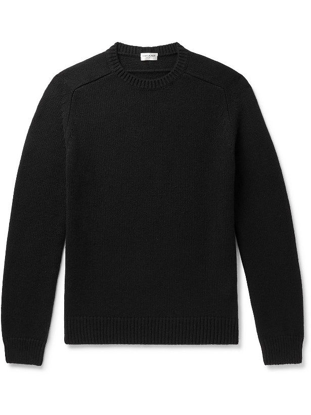 Photo: SAINT LAURENT - Cashmere Sweater - Black