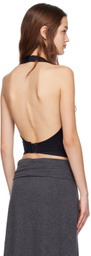 DRAE Black Backless Vest