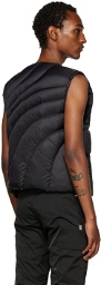HELIOT EMIL Black Quilted Down Vest
