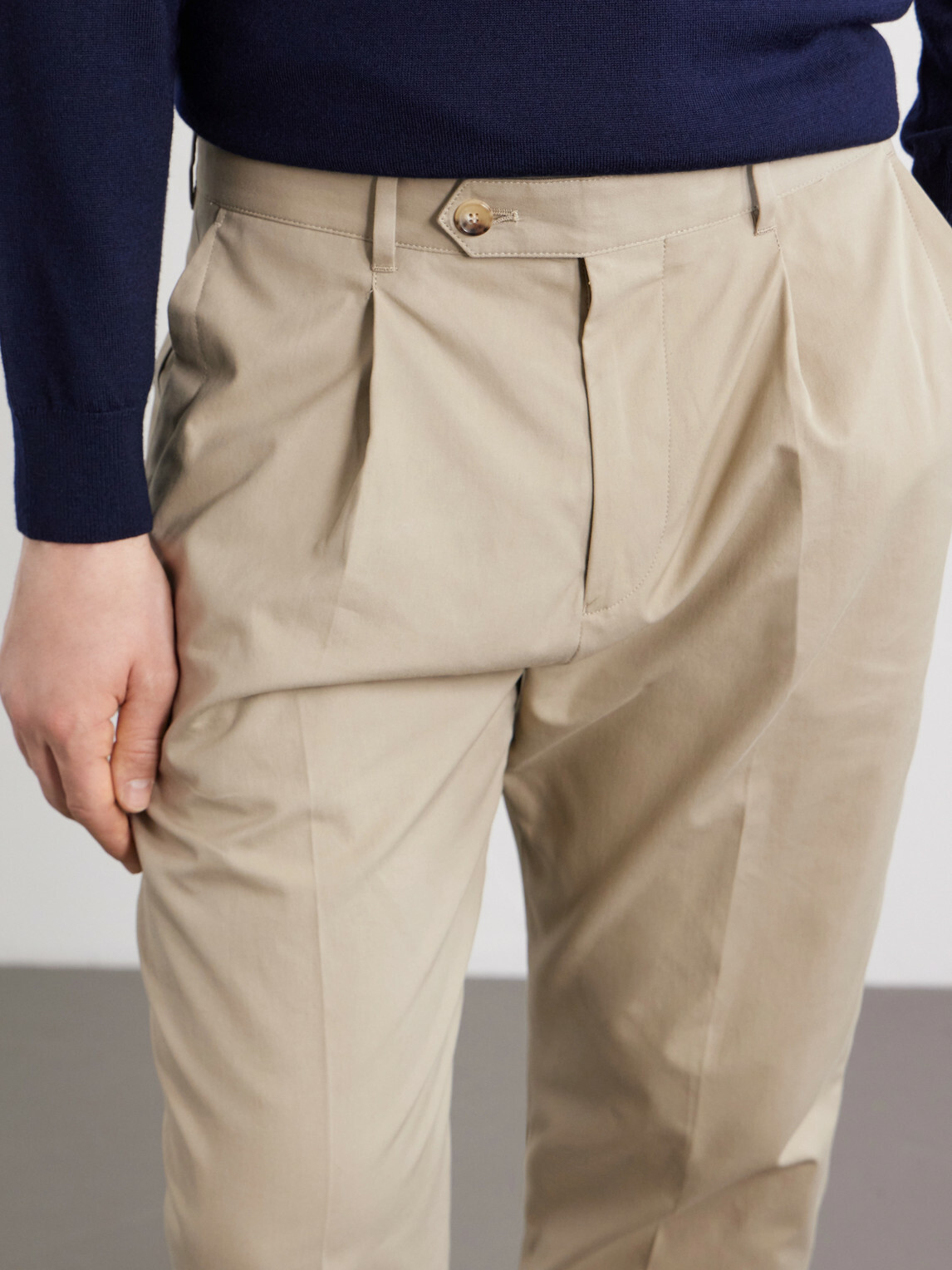 Paul Smith - Straight-Leg Pleated Organic Cotton-Twill Trousers - Brown