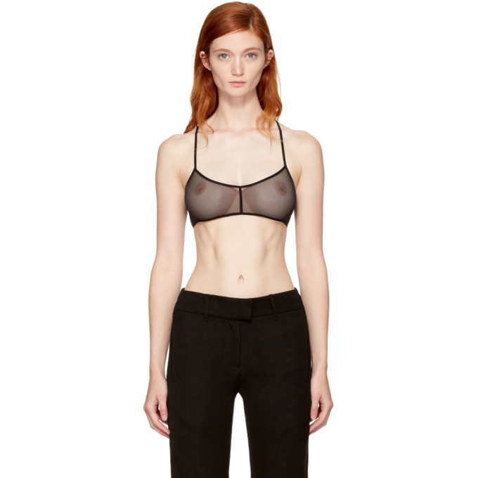 Photo: Ann Demeulemeester Black la fille dO Edition Short Tulle Bra