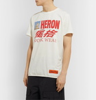 Heron Preston - Printed Organic Cotton-Jersey T-Shirt - White