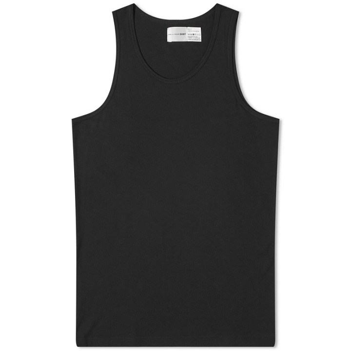 Photo: Comme des Garçons SHIRT Men's x Sunspel Vest in Black