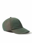 Burberry - Iridescent Cotton-Twill Baseball Cap - Green