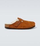 Birkenstock Men - Boston suede and shearling clogs