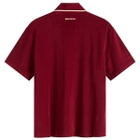 Adidas x Wales Bonner Polo Shirt in Collegiate Burgundy