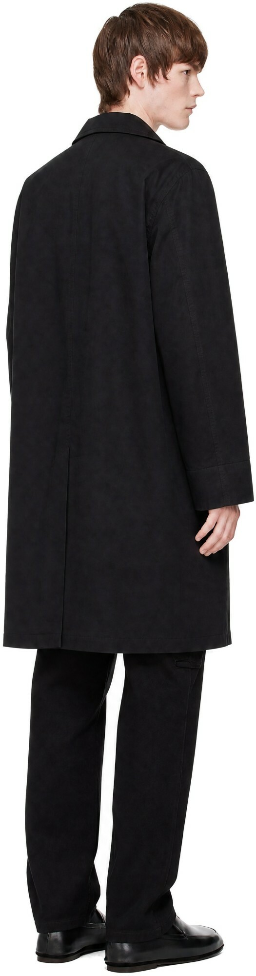 LEMAIRE Black Twill Rain Jacket