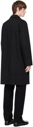 LEMAIRE Black Twill Rain Jacket