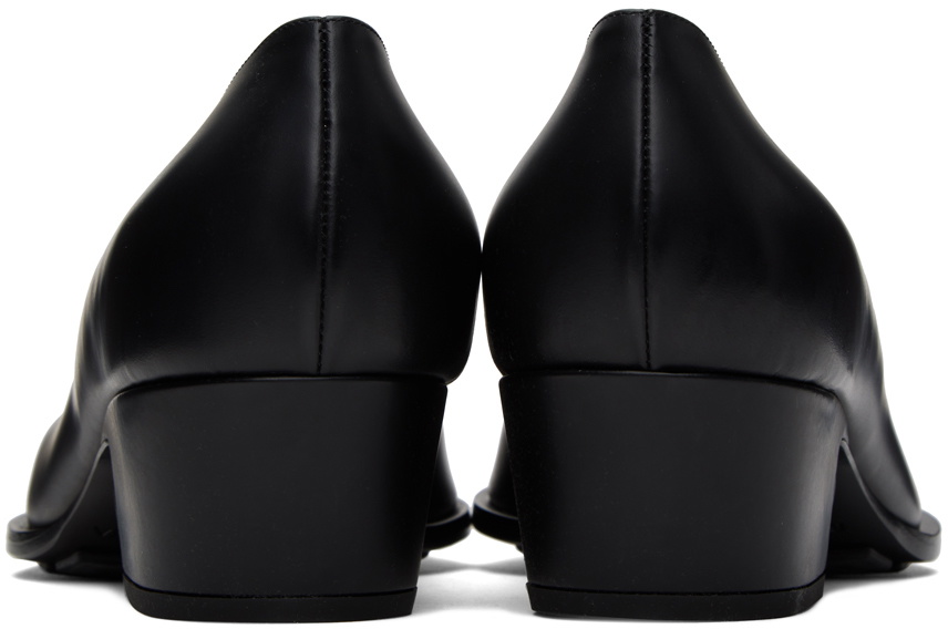 Bottega Veneta Black Tex Heels