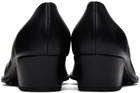 Bottega Veneta Black Tex Heels