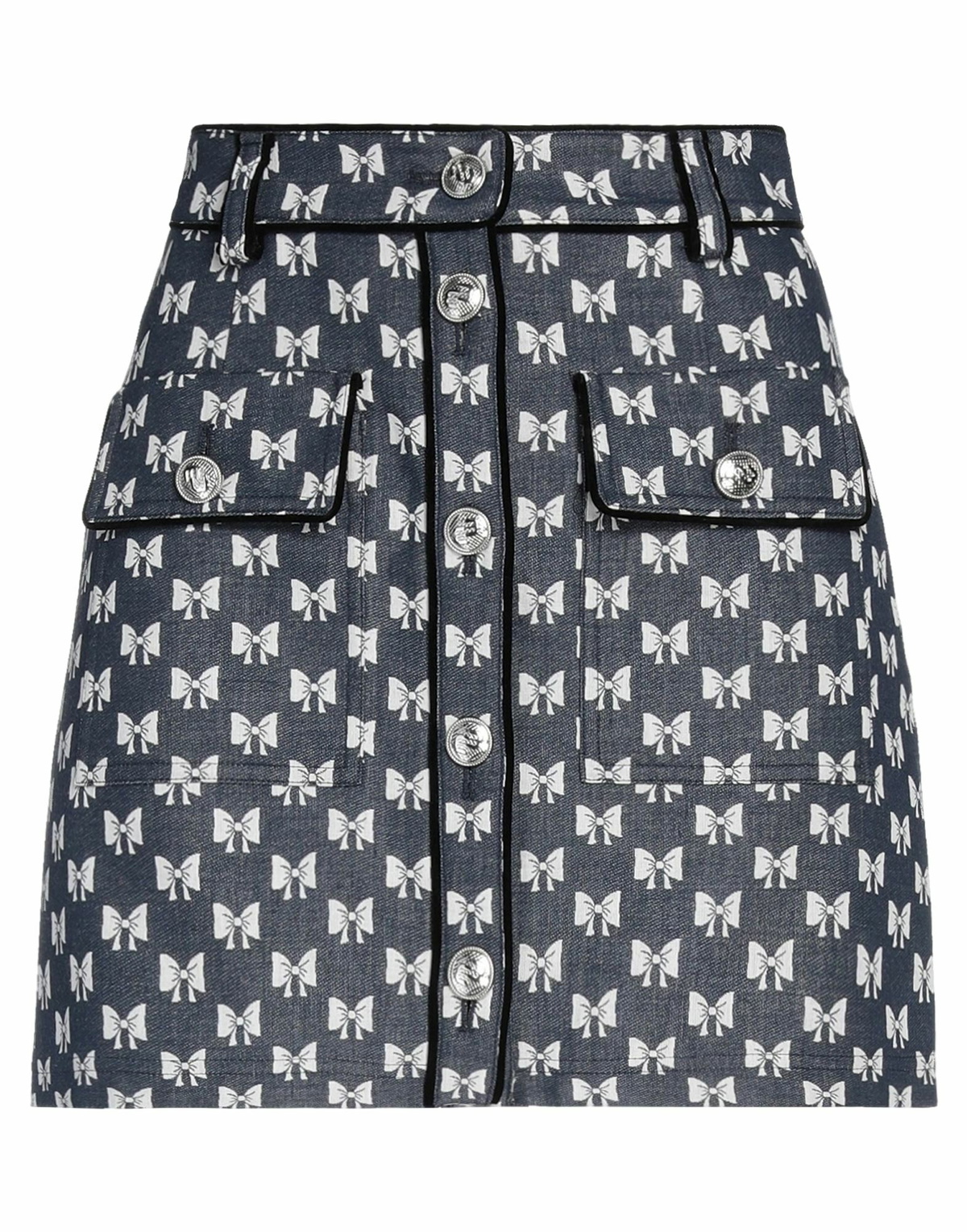 Maje Womens Denim skirt in Blue