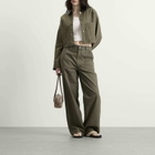 Anine Bing Women's Yuma Jacket in Army Green