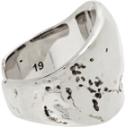 Alexander McQueen Silver Shell Ring