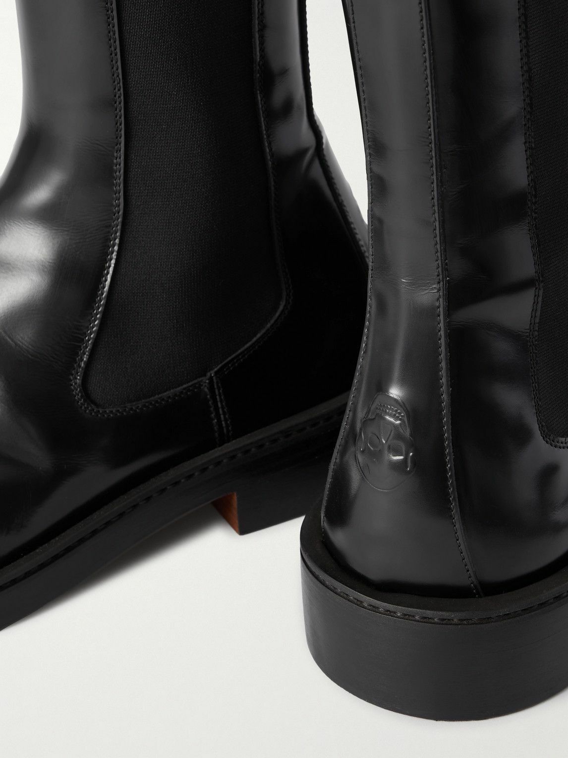 Alexander McQueen - Leather Chelsea Boots - Black
