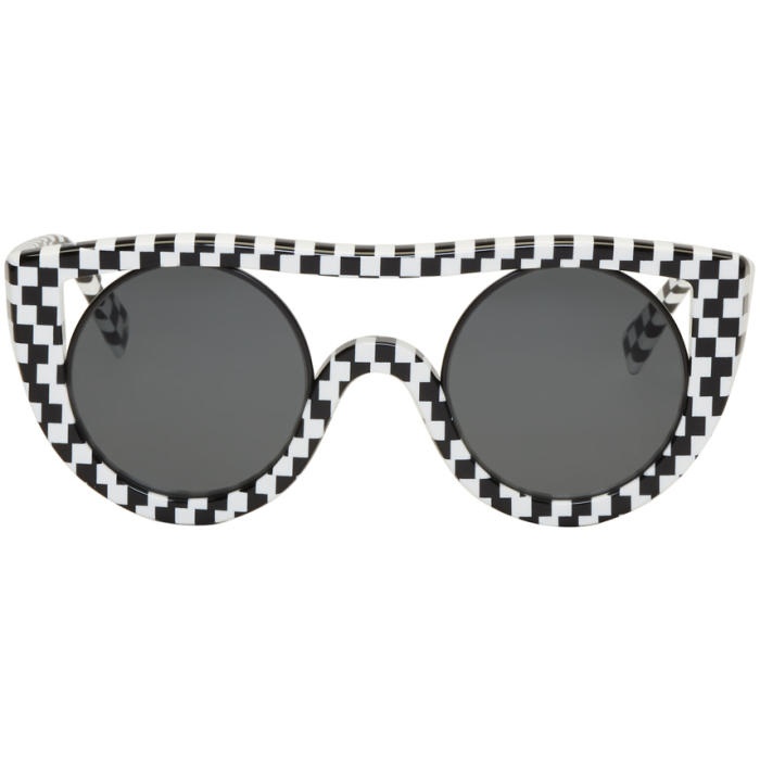 Photo: Oliver Peoples pour Alain Mikli Black and White Check Ayer Sunglasses