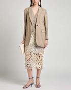 Brunello Cucinelli Womens Blazer Sand
