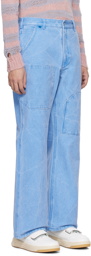 Acne Studios Blue Patch Trousers