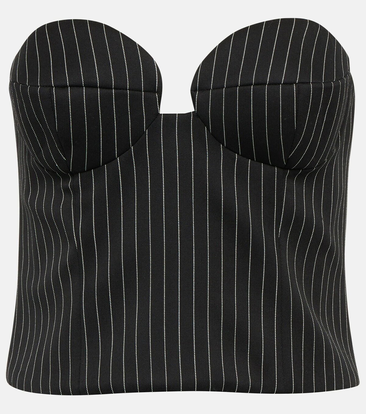 Magda Butrym - Pinstripe wool bustier