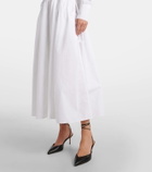 Patou Belted cotton poplin shirtdress