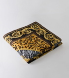 Versace Home Wild Cats cotton satin throw