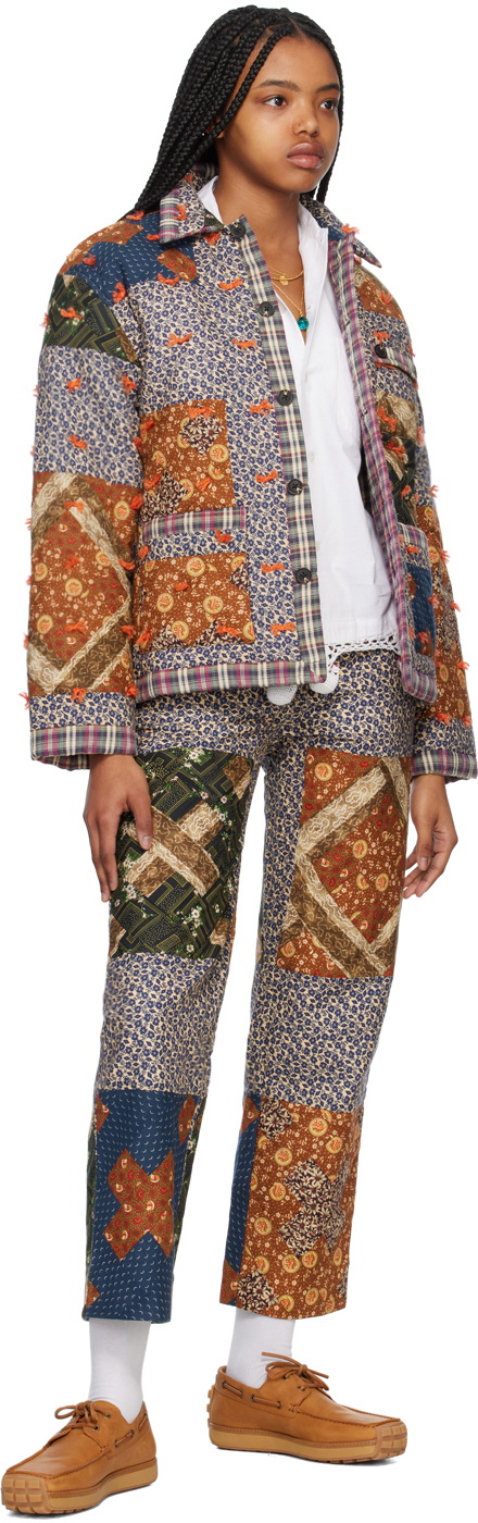 Bode – Star Cross Quilt Jacket Multi