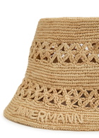 Zimmermann Raffia Bucket hat Natural