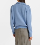Victoria Beckham Genevieve wool and cashmere polo sweater