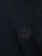 GIORGIO ARMANI Logo Embroidery Cotton T-shirt