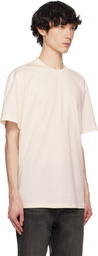 WOOYOUNGMI Off-White Embroidered Logo T-shirt