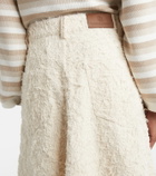 Brunello Cucinelli Denim midi skirt