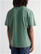 MANAAKI - Maunga Printed Cotton-Jersey T-Shirt - Green