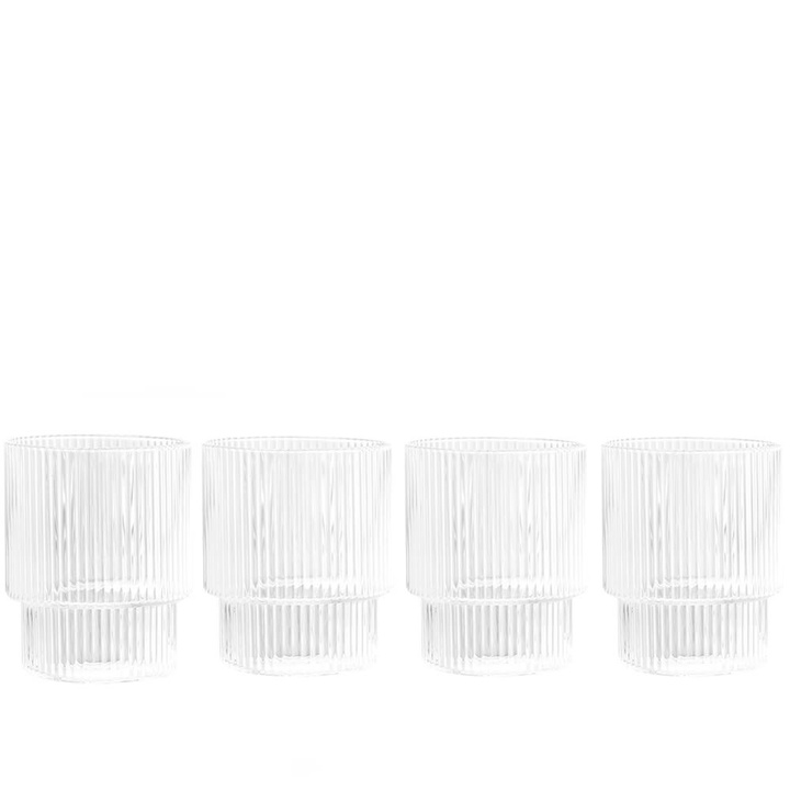 Photo: Ferm Living Ripple Glass - Set of 4