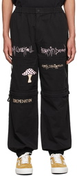 Brain Dead Black Mushroom Utility Cargo Pants