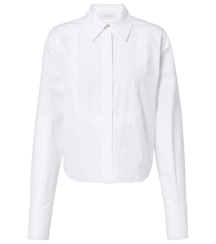 Photo: Sportmax Cotton poplin shirt