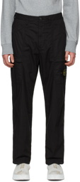 Stone Island Black Parachute Cargo Pants